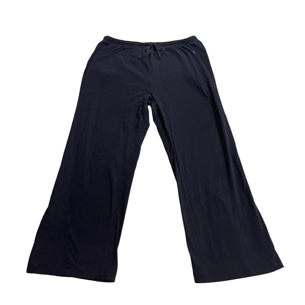 Vintage Polo Ralph Lauren Pajama Pants Mens XL 40-42 Silver Tag Blue Y2K